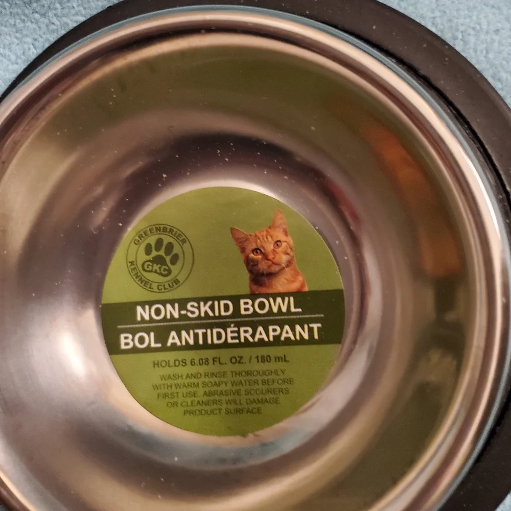 Non-Skid Cat/Puppy Bowl